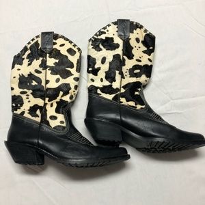 Cow Hide Cowboy Boots